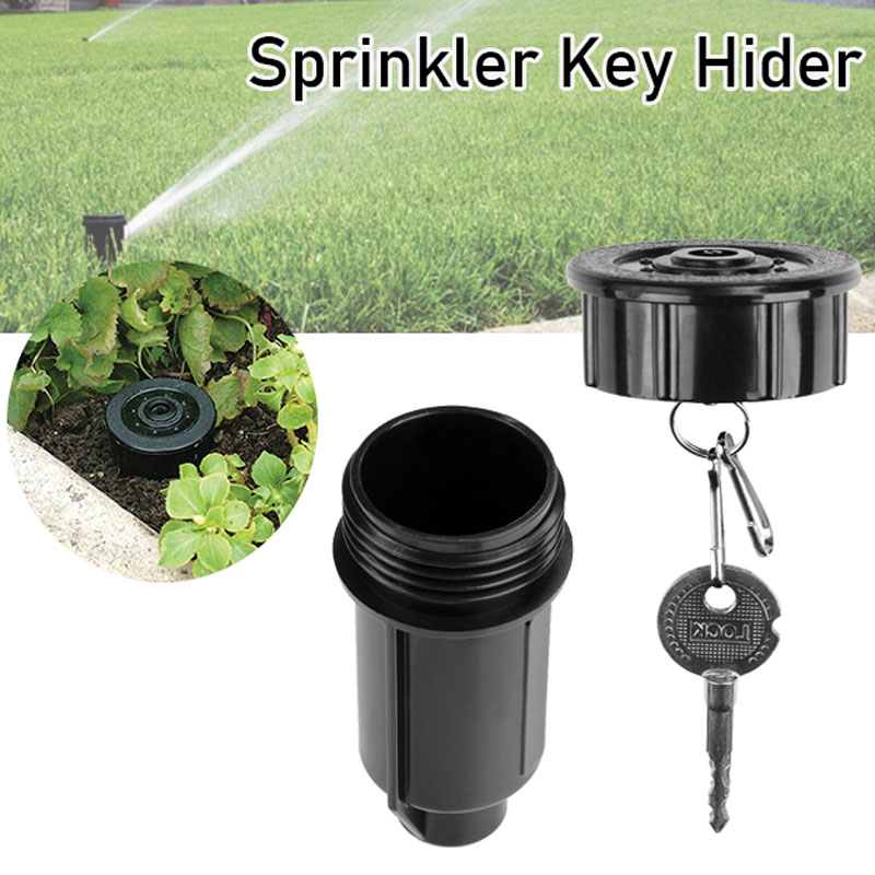 Smart Garden Storage - ซ่อนคีย์เงินสดซ่อนกล่องสปริงเกลอร์หัวเงินปลอดภัยสวนกลางแจ้ง YARD ซ่อน Vault กันน้ําทนต่อการกัดกร่อนทนต่อแรงกระแทก