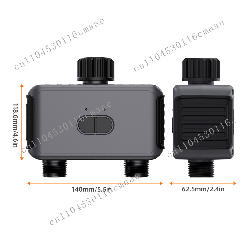 Smart Garden Lock - ตัวตั้งเวลาสปริงเกลอร์อัจฉริยะแบบ WiFi ตั้งโปรแกรมได้สำหรับระบบน้ำในสวน พร้อมฟังก์ชันหน่วงเวลาเมื่อฝนตก/ล็อคป้องกันเด็ก/ควบคุมด้วยมือ/ระบบชลประทานอัตโนมัติ