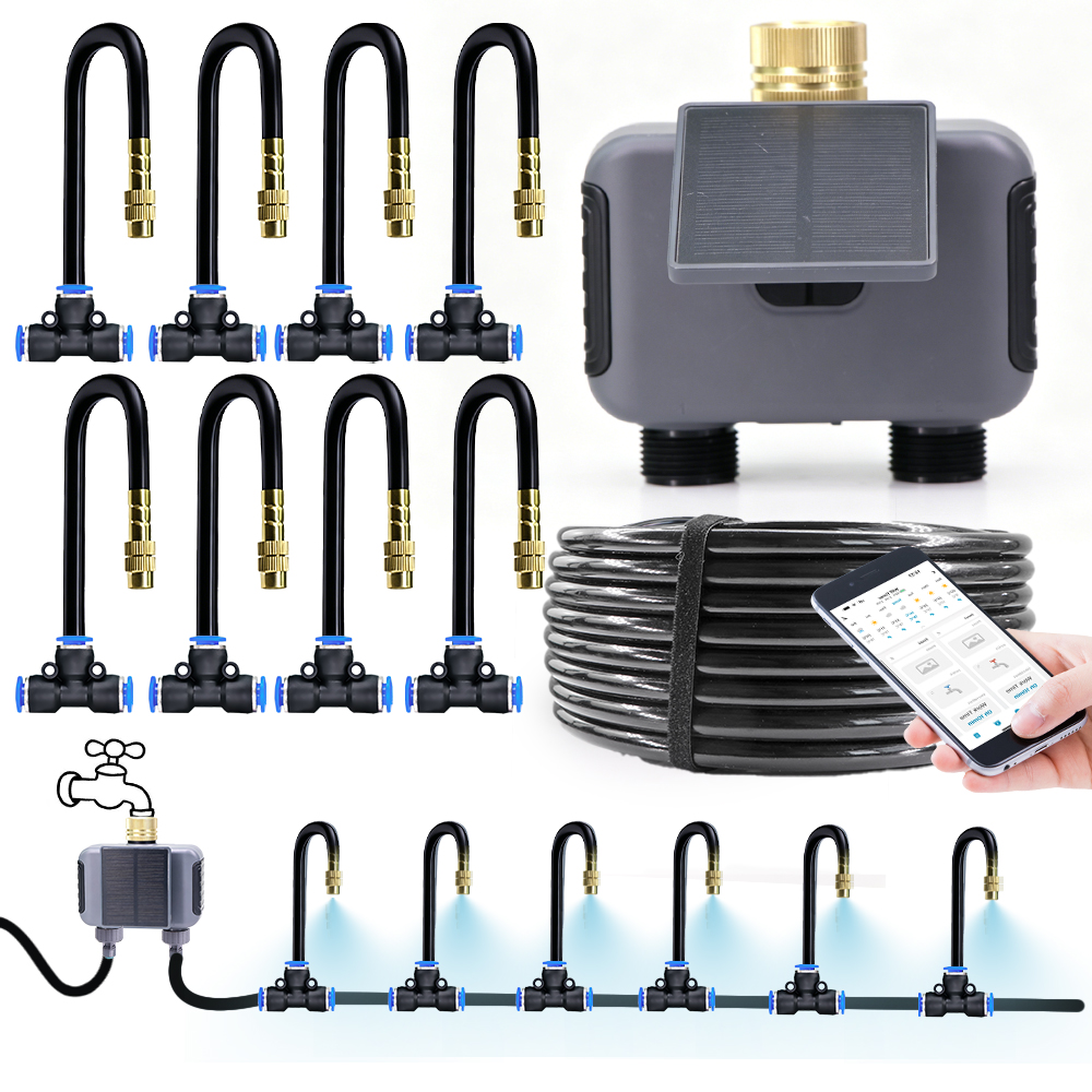 Smart Garden Monitoring System - ระบบฉีดน้ำรดต้นไม้แบบ 2 ทาง ใช้พลังงานแสงอาทิตย์ พร้อม Wifi