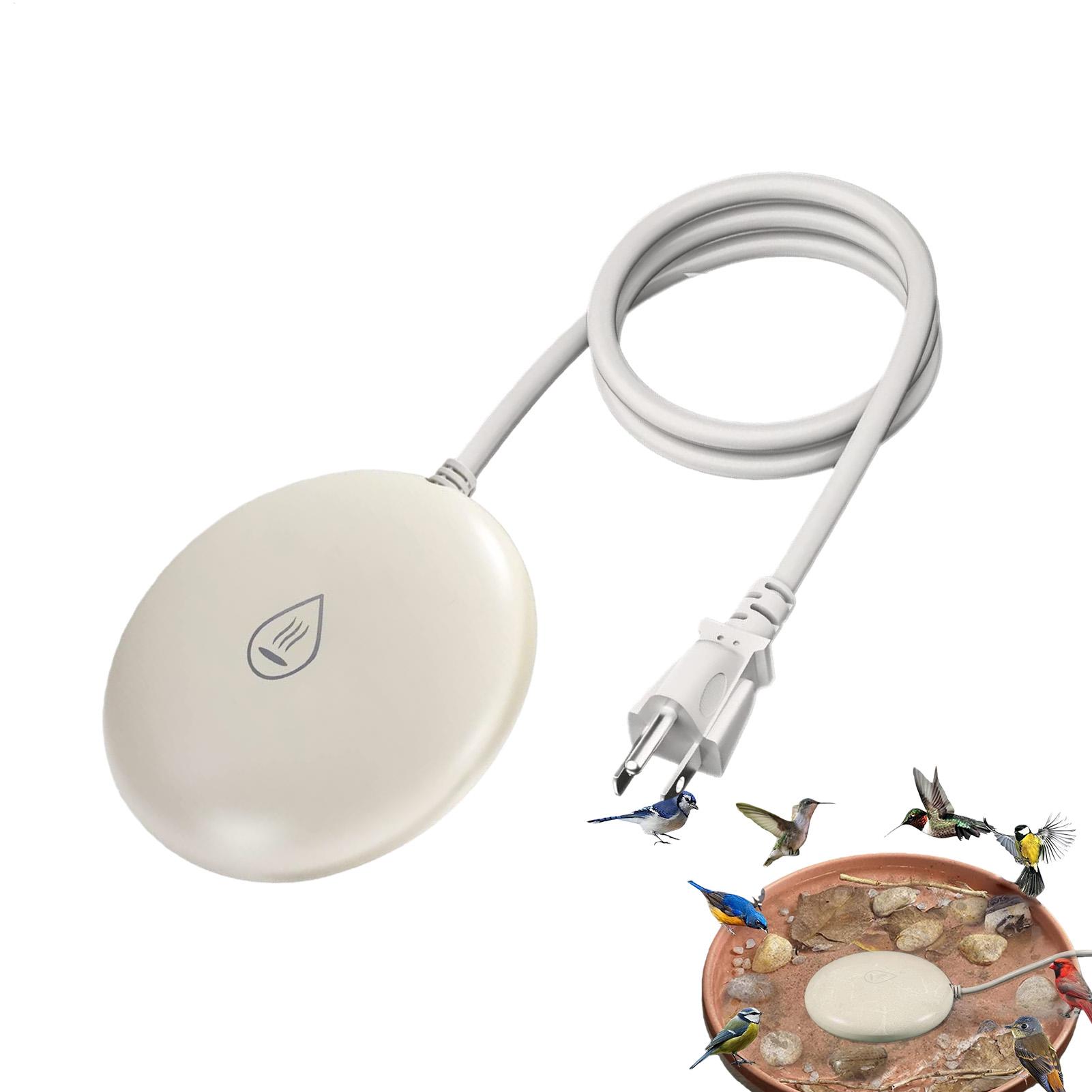 Smart Garden Bird Bath - เครื่องทำน้ำอุ่นสำหรับอ่างน้ำนก เครื่องทำน้ำอุ่นสำหรับนก เครื่องละลายน้ำแข็งอัจฉริยะสำหรับบ่อในฤดูหนาว น้ำพุในสวน สนามหญ้า ลานบ้าน