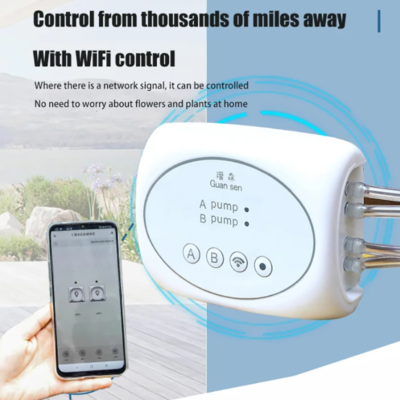 Smart Garden Sphagnum Moss - ชุดควบคุมระบบน้ำหยดอัตโนมัติสำหรับสวนอัจฉริยะผ่าน WiFi ควบคุมการรดน้ำด้วยโทรศัพท์มือถือ พร้อมตัวตั้งเวลา