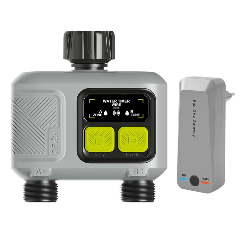 Smart Garden Zone - ALIM-Wifi สมาร์ทวอเตอร์ไทม์เมอร์ 2 โซน ควบคุมผ่านแอพ ระบบรดน้ำสวนอัตโนมัติ
