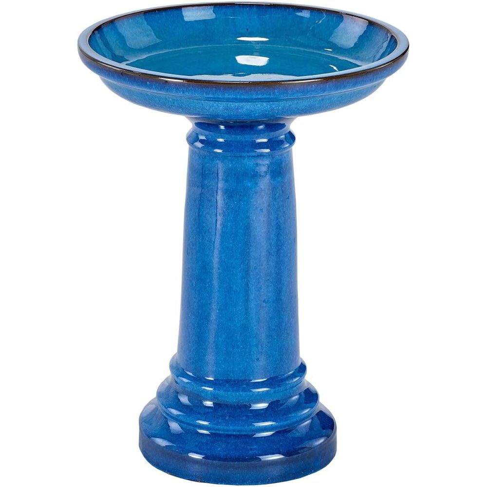 Smart Garden Bird Bath - อ่างน้ำนกกลางแจ้ง Smart r Aviatra พร้อมฐานตั้งและพื้นผิวเงางาม ดีไซน์สวยงามแบบดั้งเดิม