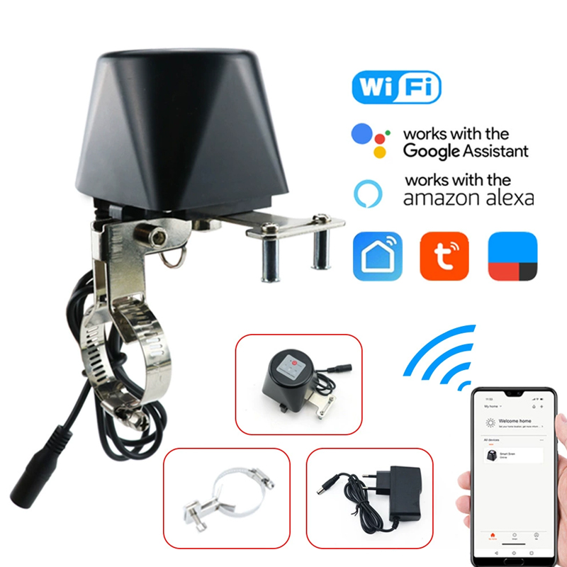 Smart Garden Irrigation - วาล์วแก๊สอัจฉริยะ Tuya พร้อม WIFI ตัวควบคุมการรดน้ำในสวนแบบตั้งเวลา รองรับ