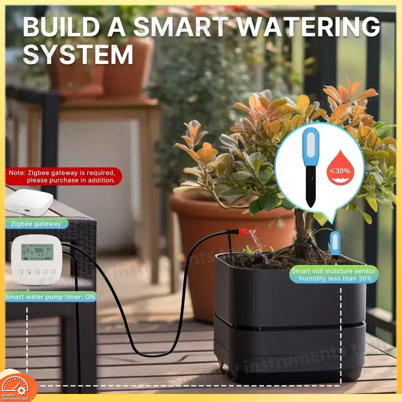 เซ็นเซอร์วัดความชื้นและอุณหภูม - Smart Garden Monitoring System บทวิจารณ์และราคา