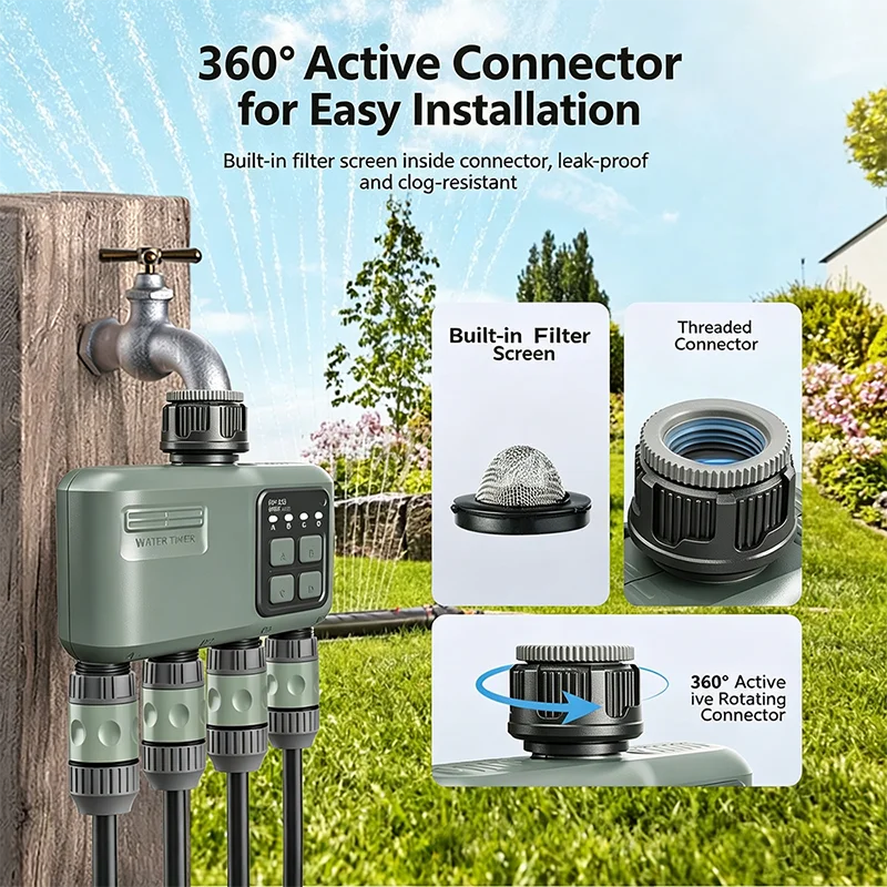 ระบบรดน้ำต้นไม้อัตโนมัติพร้อมต - Smart Garden Lock บทวิจารณ์และราคา