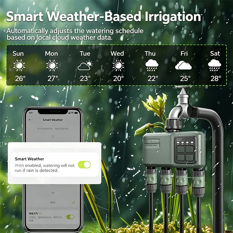 ระบบรดน้ำต้นไม้อัตโนมัติพร้อมต - Smart Garden Lock บทวิจารณ์และราคา