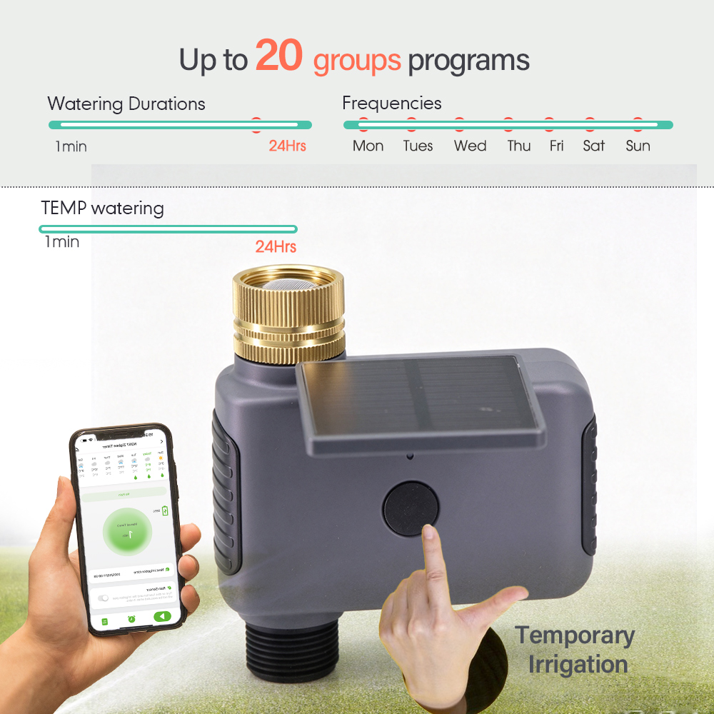 BSP/NPT Tuya Smart Solar Wifi  - Smart Garden Monitoring System บทวิจารณ์และราคา