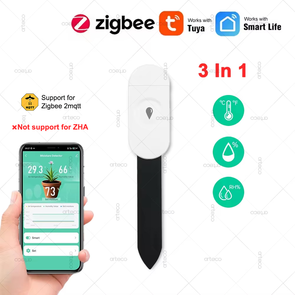 Tuya Zigbee อุณหภูมิความชื้นเค - Smart Garden Zigbee บทวิจารณ์และราคา