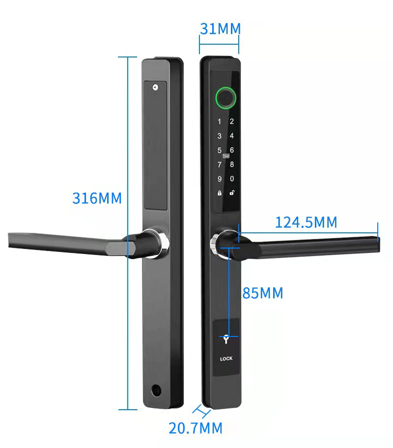 ZHDCOOKEY ล็อคประตูดิจิตอลไบโอ - Smart Garden Lock บทวิจารณ์และราคา