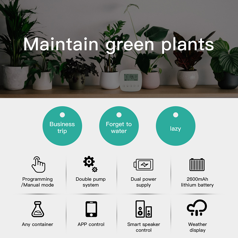 เครื่องรดน้ำอัจฉริยะ WiFi Tuya - Smart Garden Watering บทวิจารณ์และราคา
