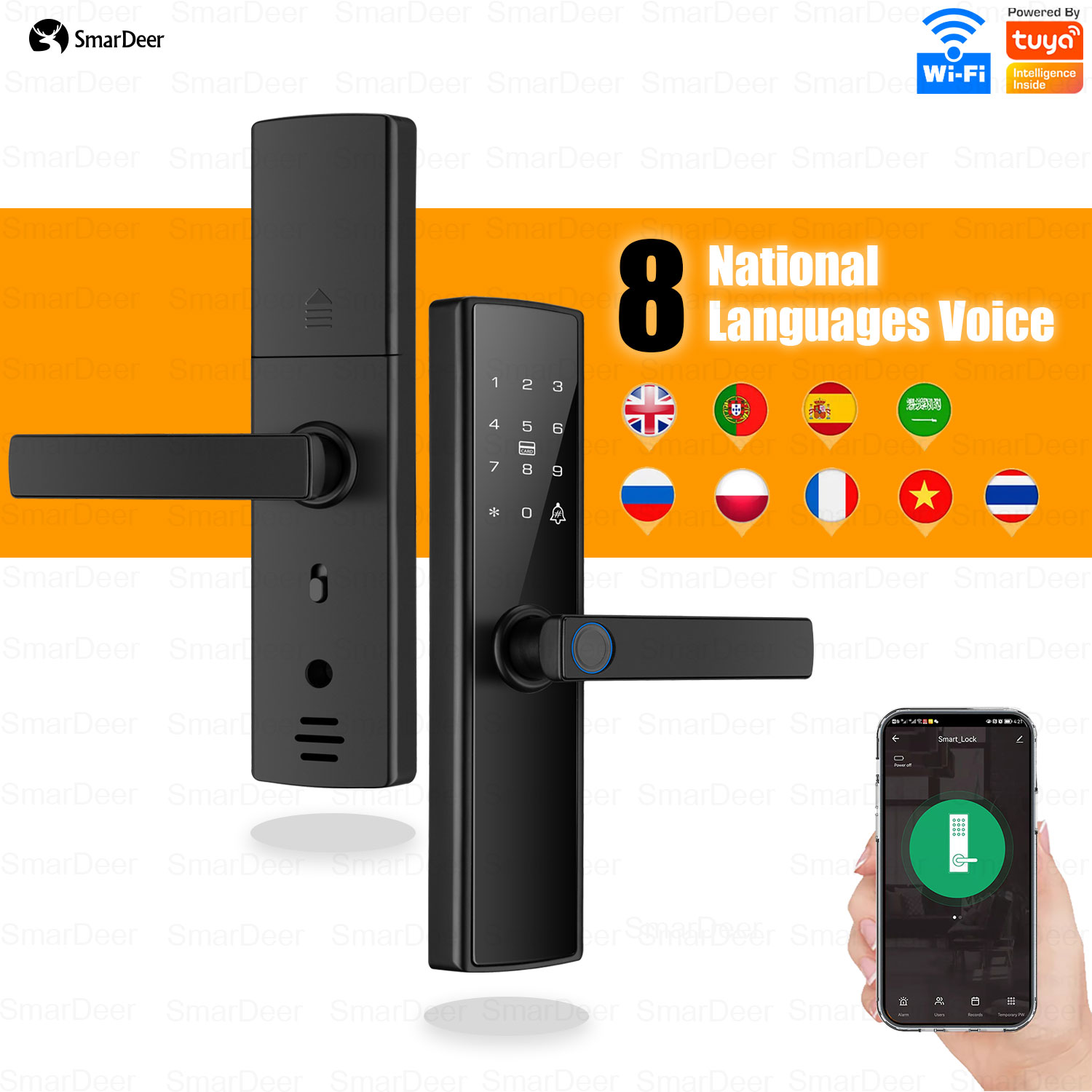 Smart Deer ล็อกประตูอิเล็กทรอน - Smart Garden Lock บทวิจารณ์และราคา