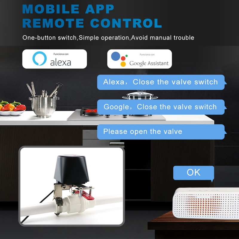 วาล์วแก๊สอัจฉริยะ Tuya พร้อม W - Smart Garden Irrigation บทวิจารณ์และราคา