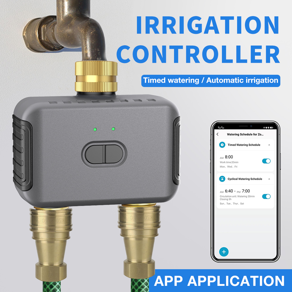 Tuya 2 โซนรดน้ําจับเวลาสวนชลปร - Smart Garden Irrigation บทวิจารณ์และราคา